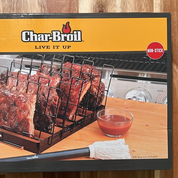 Char Broil Folding Rib Rack - Picture 2 of 6